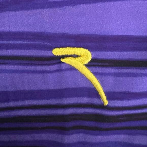 Chervò Sport Women’s Zip Jacket US Sz 6 Purple Yellow Marble Print Stretch Golf - Picture 6 of 10